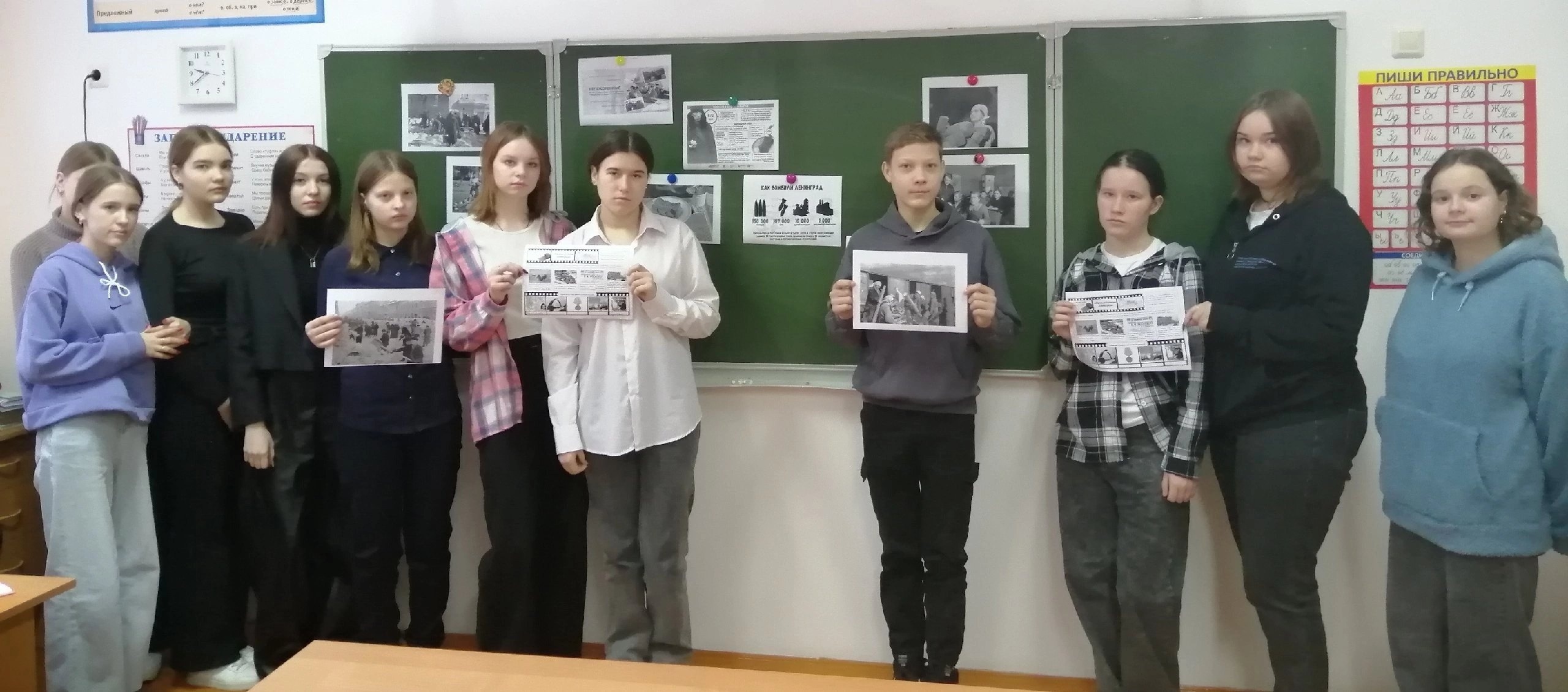 Внеурочные занятия на тему «Непокорённые&amp;quot;, посвящённые 80- летию со дня полного освобождения Ленинграда от фашистской блокады..